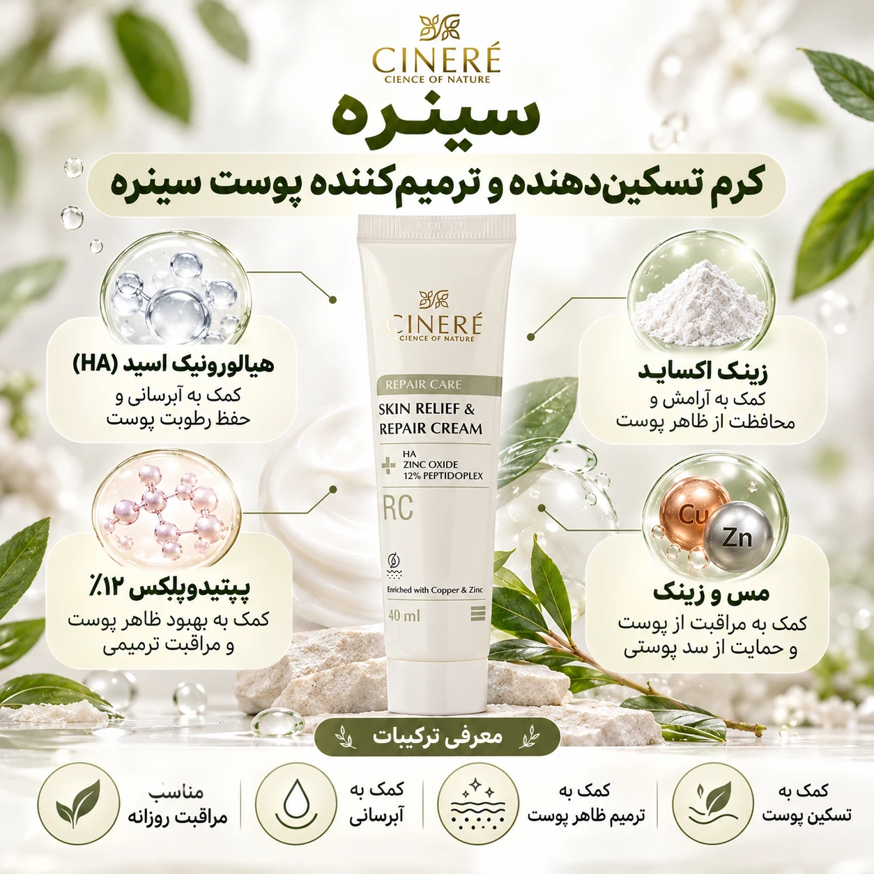 CINERÉ Skin Relief Cream